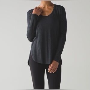 Lululemon Yogini 5 Year Long Sleeve Tee, pima cotton size 12